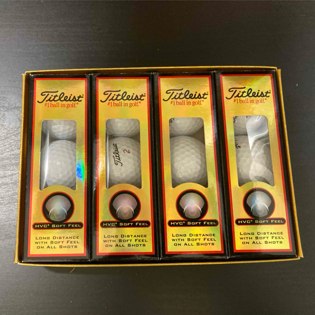 Titleist(タイトリスト)の新品未使用品 タイトリスト HVC SOFT FEEL ボール チケットのスポーツ(ゴルフ)の商品写真