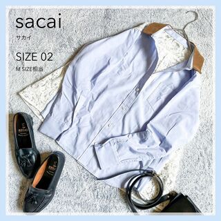 サカイ(sacai)の【sacai】サカイ バックレース ドッキングシャツ ブラウス Aライン 2(シャツ/ブラウス(長袖/七分))