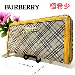 バーバリーブルーレーベル(BURBERRY BLUE LABEL)の✨極希少✨BURBERRY バーバリー ◆ノバチェック◆長財布◆キャンバス(財布)