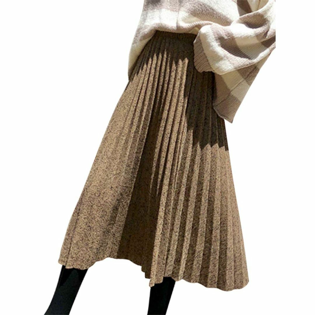 【色: ブラウン】[MONFUTUR(モンフチュール)] スカート aライン 大 レディースのファッション小物(その他)の商品写真
