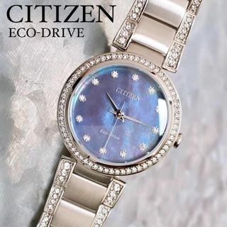 CITIZEN - 新品レアCITIZEN スワロフスキー クリスタル レディース腕時計 シルバー