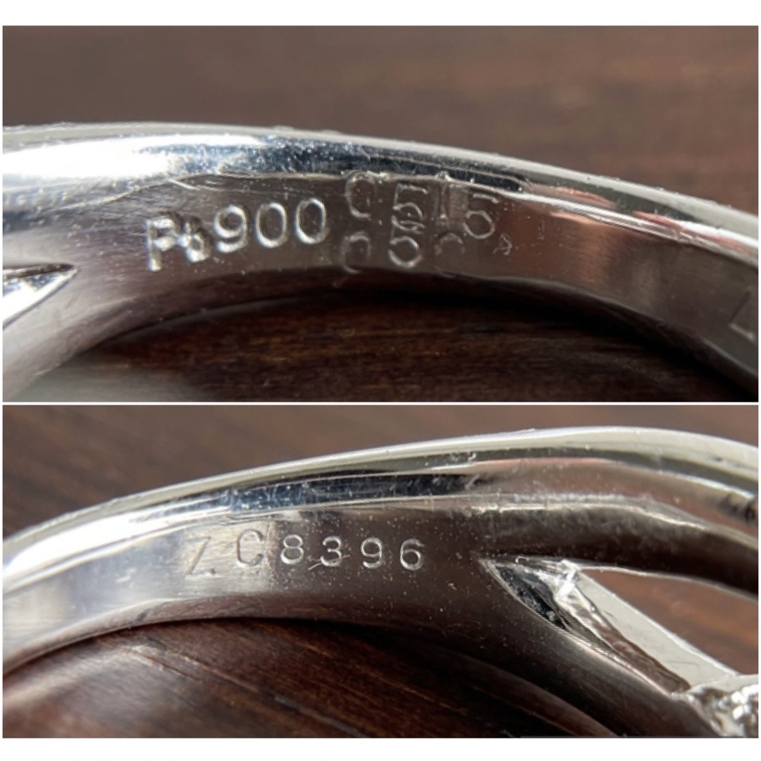 【買取店】✨豪華✨Pt900 ダイヤ 1ct 10.5号 10.8g レディースのアクセサリー(リング(指輪))の商品写真