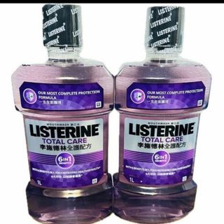 LISTERINE - 新品 フッ素入り リステリントータルケア No.6　1000ml 2本セット