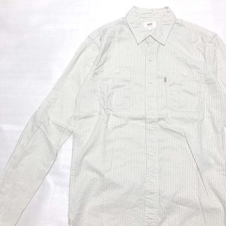 リーバイス(Levi's)の【極美品】levisリーバイス 2WAYコットンシャツ S ドット柄 猫目ボタン(シャツ)