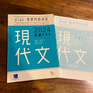 解答付き！2024共通テスト現代文重要問題演習(語学/参考書)