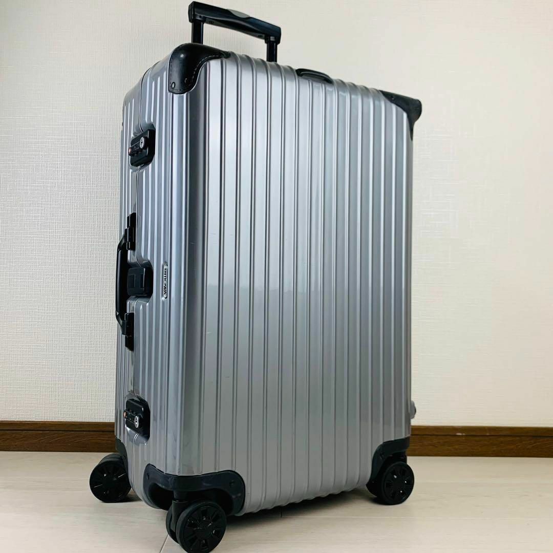 RIMOWA(リモワ)の美品✨リモワ サンバ 63L 4輪 MW TSAロック チェックインM シルバー メンズのバッグ(トラベルバッグ/スーツケース)の商品写真