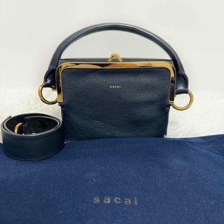 サカイ(sacai)の極美品✨sacai サカイ 2wayショルダーバッグ　ハンドバッグ　がま口(ショルダーバッグ)