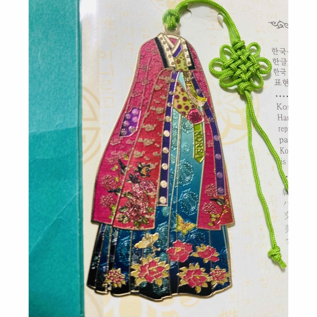 新品　韓国ドレス ハンドメイドの文具/ステーショナリー(しおり/ステッカー)の商品写真
