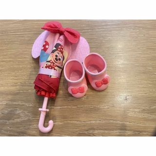 バンダイ(BANDAI)のレミン&ソラン☆ミッキー&ミニー傘とレインブーツ(知育玩具)