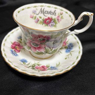 ロイヤルアルバート(ROYAL ALBERT)のロイヤルアルバート   フラワー オブ ザ マンス 3月 カップ＆ソーサー(食器)