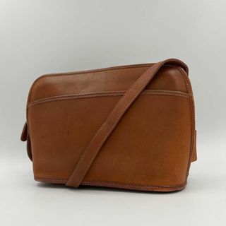 コーチ(COACH)の【美品】ヴィンテージ　オールドコーチ　ショルダーバッグ　本革　レザー　茶系(ショルダーバッグ)