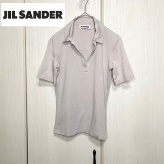 ジルサンダー(Jil Sander)の【美品】 JIL SANDER ジルサンダー スキッパー ポロ(ポロシャツ)