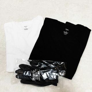 ダブルタップス(W)taps)の【完売品】WTAPS SKIVVIES. TEE　白+黒　2枚セット　M(Tシャツ/カットソー(半袖/袖なし))