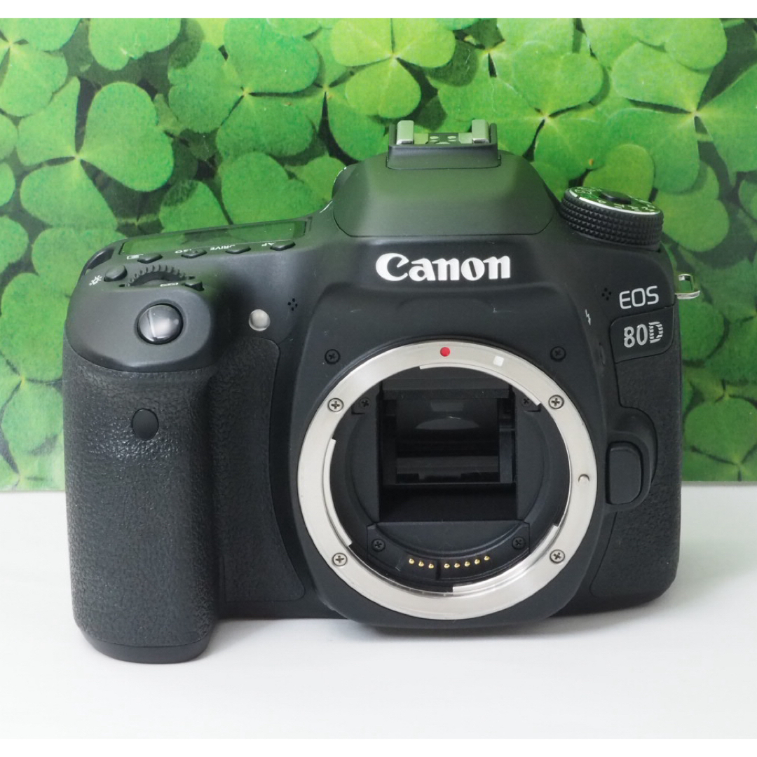 Canon(キヤノン)の【美品】スマホへ転送可❤️EOS80D 高画質2420万画素レンズセット スマホ/家電/カメラのカメラ(デジタル一眼)の商品写真