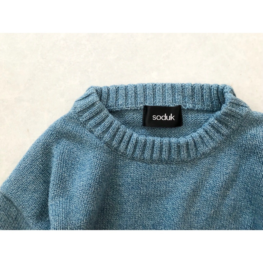 soduk スドーク open slit knit sweater ニット レディースのトップス(ニット/セーター)の商品写真