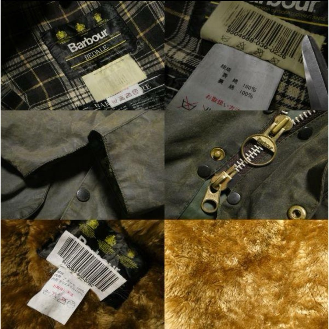 Barbour(バーブァー)の95年製！3ワラント！ライナーセット！バブアーbarbourクラシックビデイル メンズのジャケット/アウター(ミリタリージャケット)の商品写真