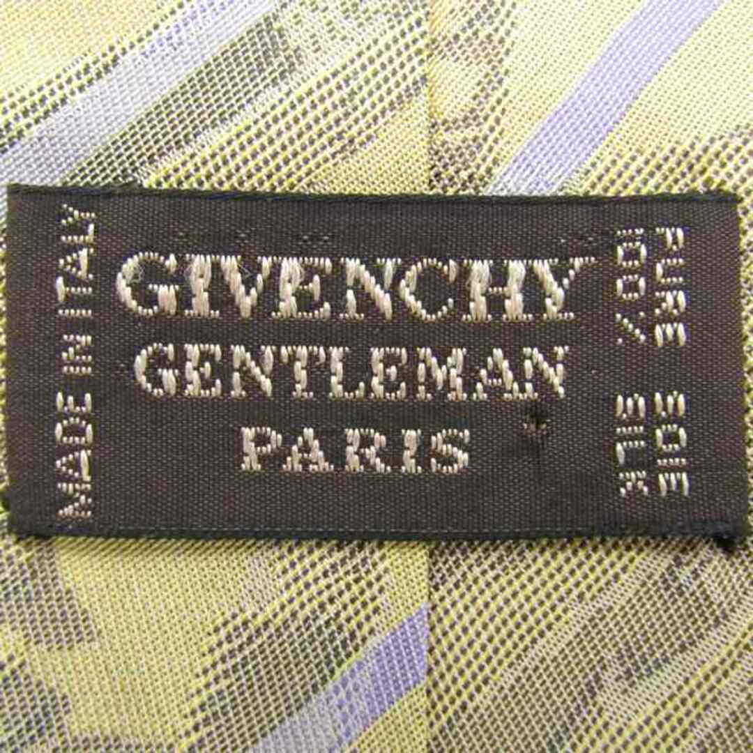 GIVENCHY(ジバンシィ)のジバンシィ ブランド ネクタイ シルク ストライプ柄 総柄 メンズ グリーン GIVENCHY メンズのファッション小物(ネクタイ)の商品写真