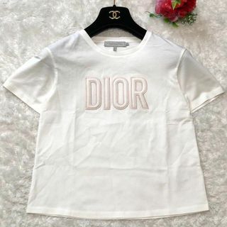 クリスチャンディオール(Christian Dior)の［美品］ディオール　DIOR ロゴTシャツ　キッズ　ホワイト(Tシャツ(半袖/袖なし))