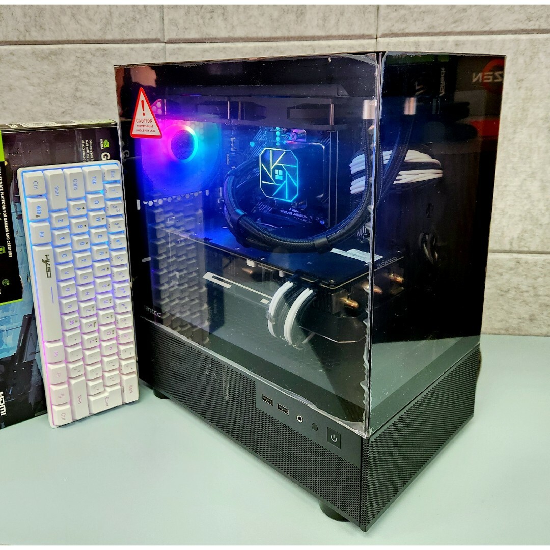 msi(エムエスアイ)のゲーミングPC/新型Ryzen 5 7600x/ RTX4060/SSD スマホ/家電/カメラのPC/タブレット(デスクトップ型PC)の商品写真