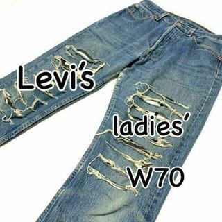 リーバイス(Levi's)のLevi’s 501 99年 W29 ダメージ加工 リペア加工 レディース(デニム/ジーンズ)