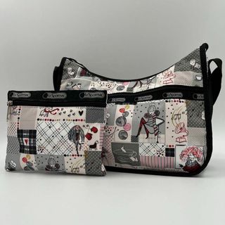 レスポートサック(LeSportsac)の【極美品】稀少　レスポートサック　ショルダーバッグ　アニマル　女の子　夢　白系(ショルダーバッグ)