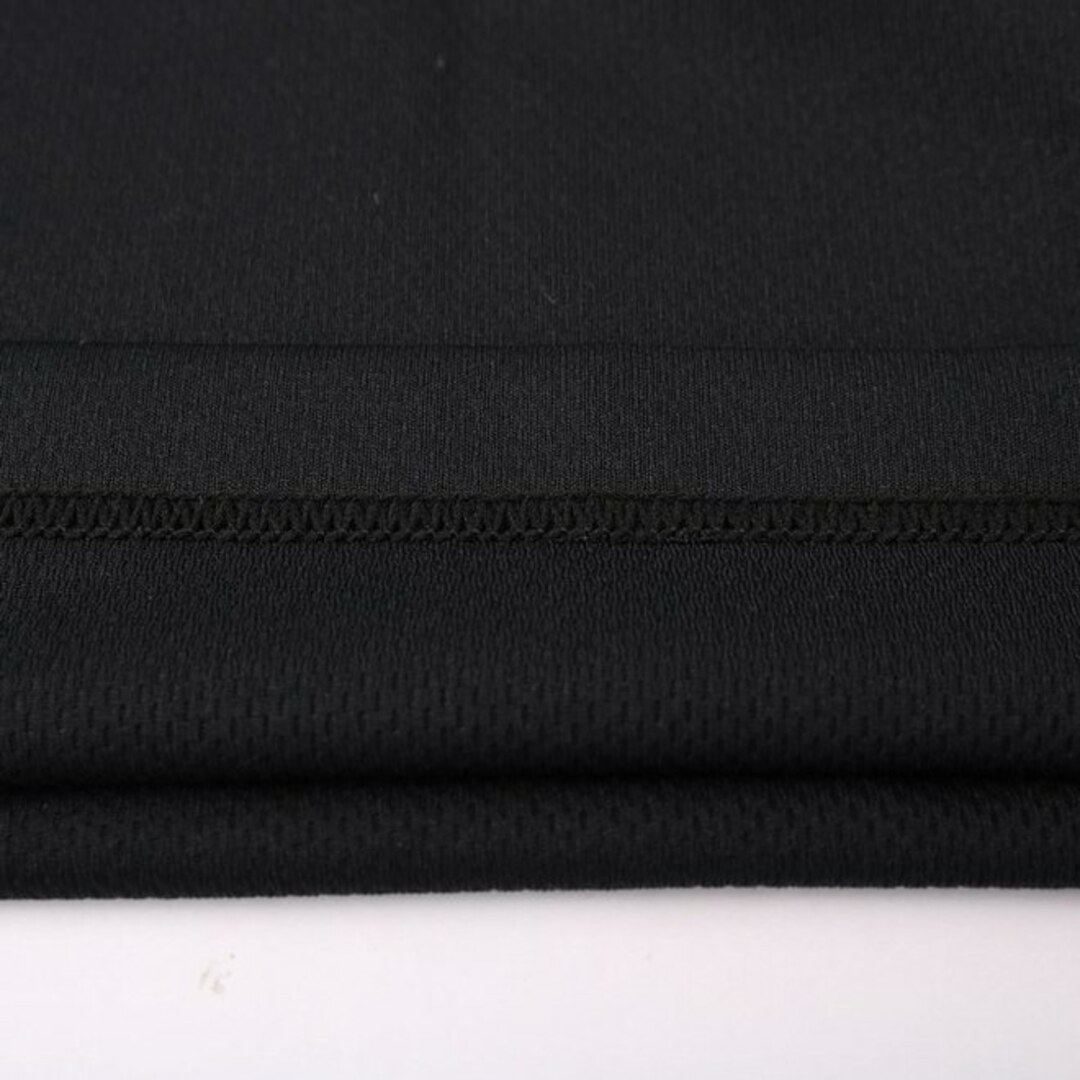 MIZUNO(ミズノ)のミズノ 半袖Tシャツ ランバード ボーダー柄 スポーツウエア レディース Mサイズ 黒×白 Mizuno レディースのトップス(Tシャツ(半袖/袖なし))の商品写真