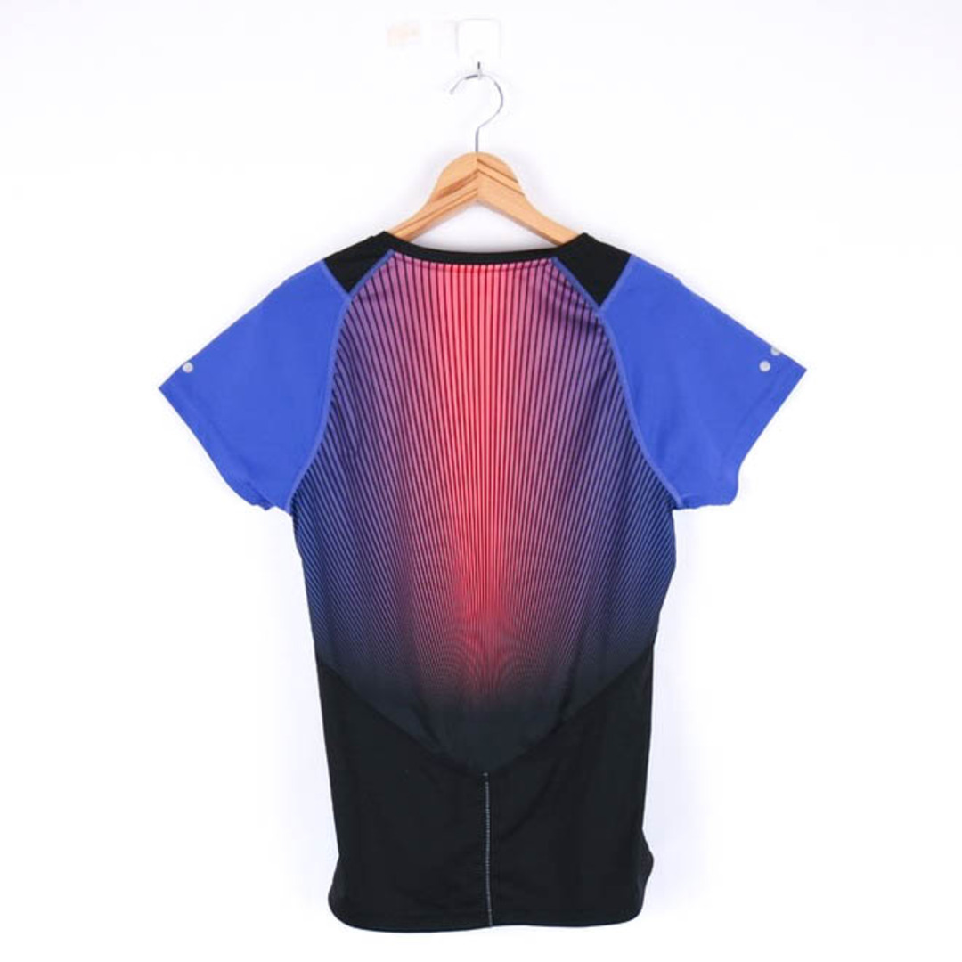 PUMA(プーマ)のプーマ 半袖Tシャツ コンプレッションインナー スポーツウエア レディース Lサイズ 黒×青 PUMA レディースのトップス(Tシャツ(半袖/袖なし))の商品写真