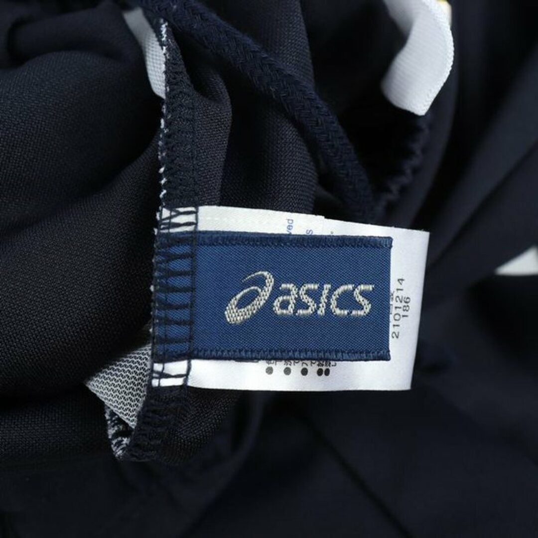 asics(アシックス)のアシックス ロングパンツ ジャージ サイドライン スポーツウエア レディース SSサイズ ネイビー asics レディースのパンツ(その他)の商品写真