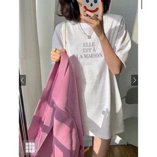 グレイル(GRL)のGRL ロゴ刺繍ビッグTシャツ(Tシャツ(半袖/袖なし))