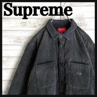 Supreme - 9417【人気デザイン】シュプリーム☆ワンポイント刺繍ロゴコーデュロイジャケット