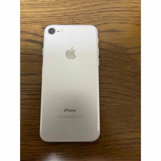 アイフォーン(iPhone)の【動作OK】iPhone7 32GB シルバー SIMロック解除(スマートフォン本体)