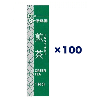 伊藤園 業務用 インスタントスティック煎茶(0.6g)*100本セット(茶)
