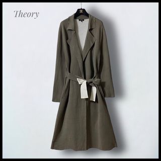 セオリー(theory)の【theory】 カシミヤ混  ダブルフェイス  ロングガウンコート(ロングコート)