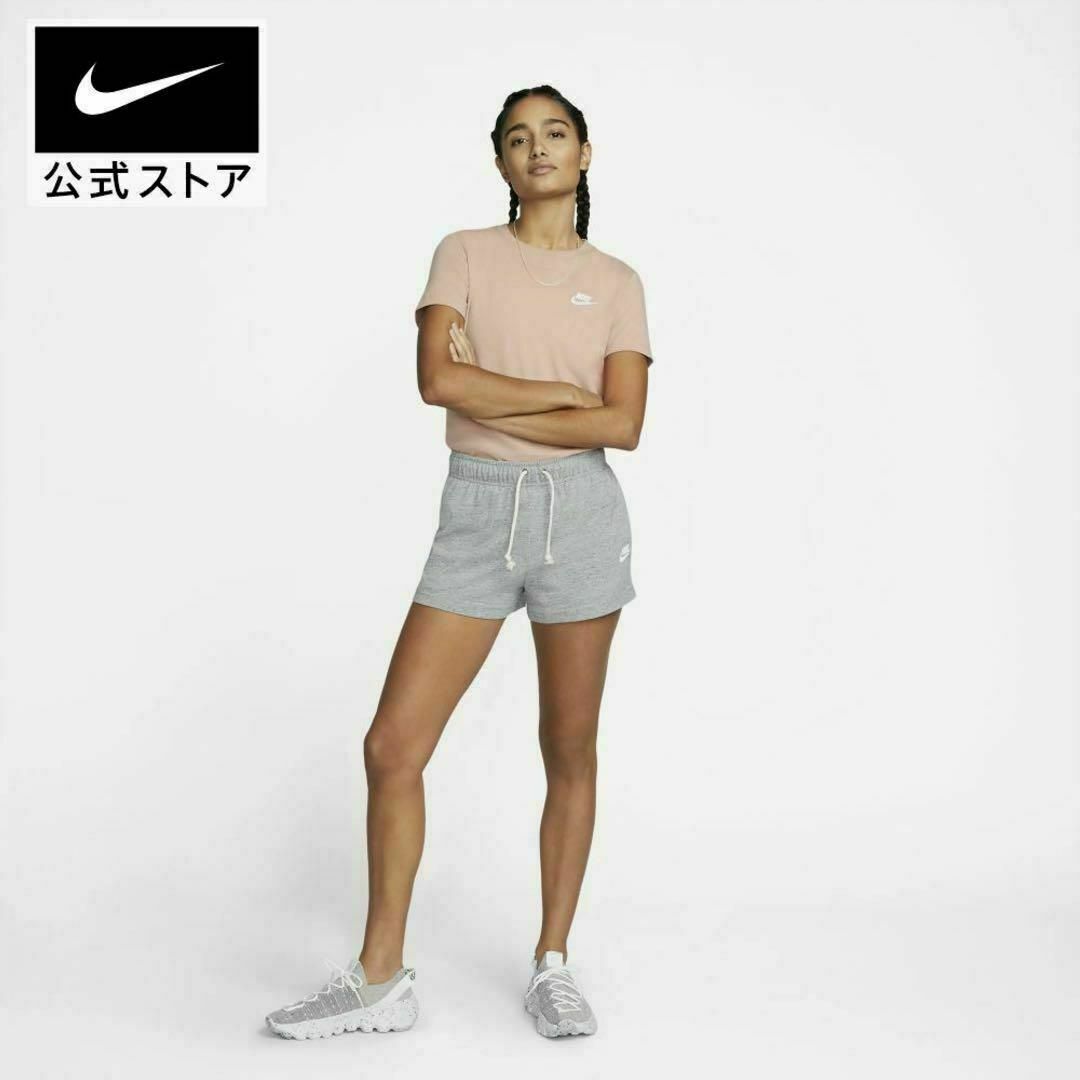 NIKE(ナイキ)のNIKE NSW ジム ヴィンテージ PE ショート グレー M DM6393 レディースのパンツ(ショートパンツ)の商品写真