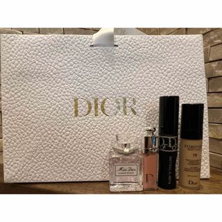 ディオール(Dior)のディオール　ノベルティ　ミニコスメ4点セット(コフレ/メイクアップセット)