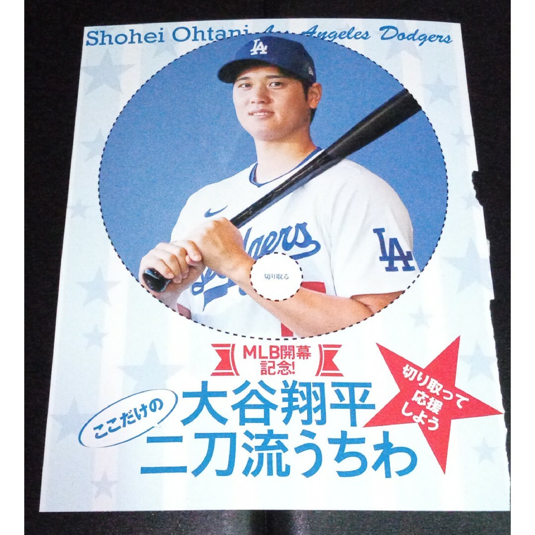 MLB(メジャーリーグベースボール)の「大谷翔平」付録限定特典グッズ！新品未使用品！ エンタメ/ホビーのタレントグッズ(スポーツ選手)の商品写真