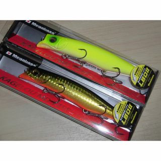 メガバス(Megabass)のメガバス　カゲロウ MD 125F 21g　GG 金ボラ・ドチャート　２個(ルアー用品)