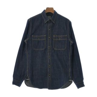 ジェイクルー(J.Crew)のJ.CREW ジェイクルー カジュアルシャツ XS インディゴ(デニム) 【古着】【中古】(シャツ/ブラウス(長袖/七分))