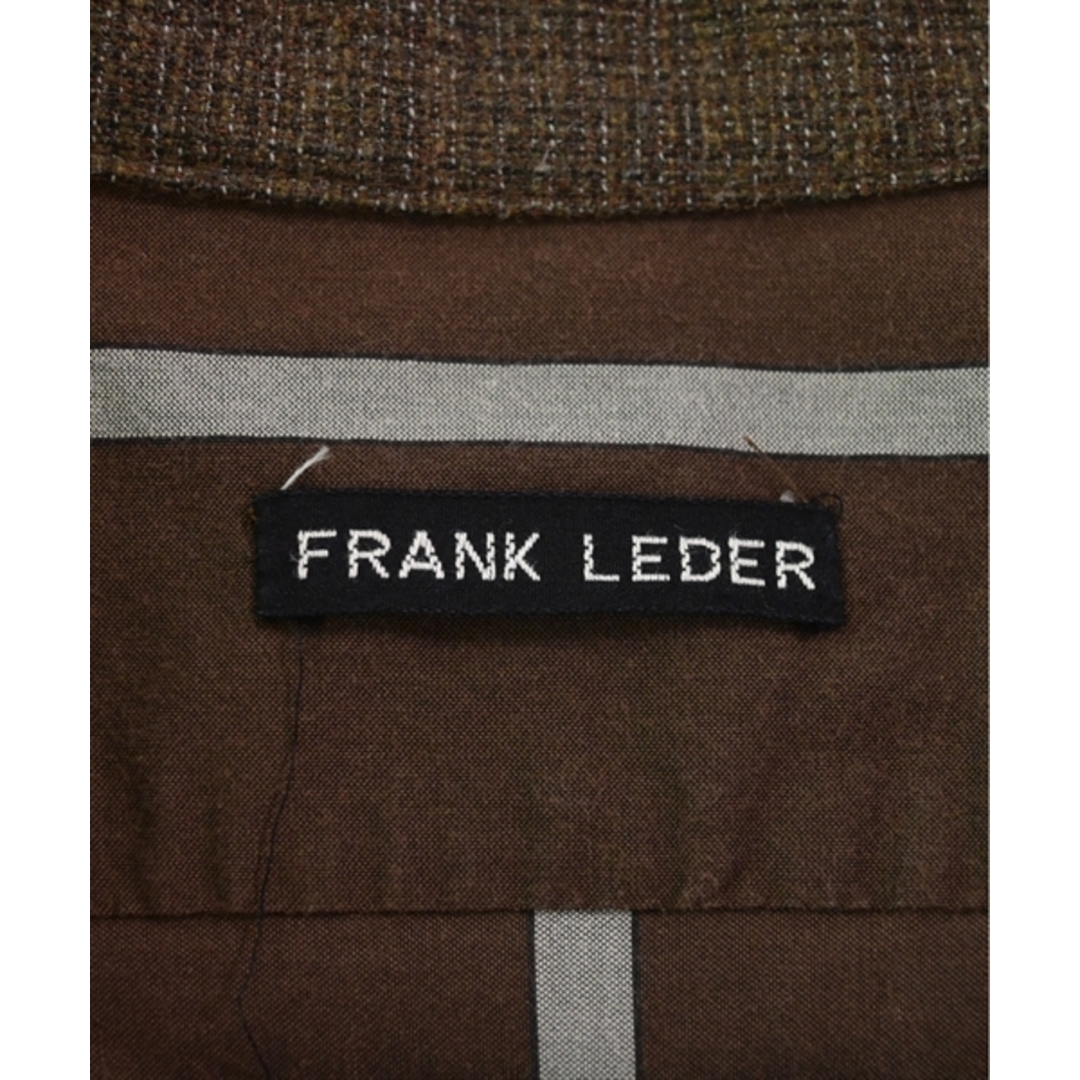 FRANK LEDER(フランクリーダー)のFRANK LEDER フランクリーダー カジュアルシャツ S 茶(ストライプ) 【古着】【中古】 メンズのトップス(シャツ)の商品写真