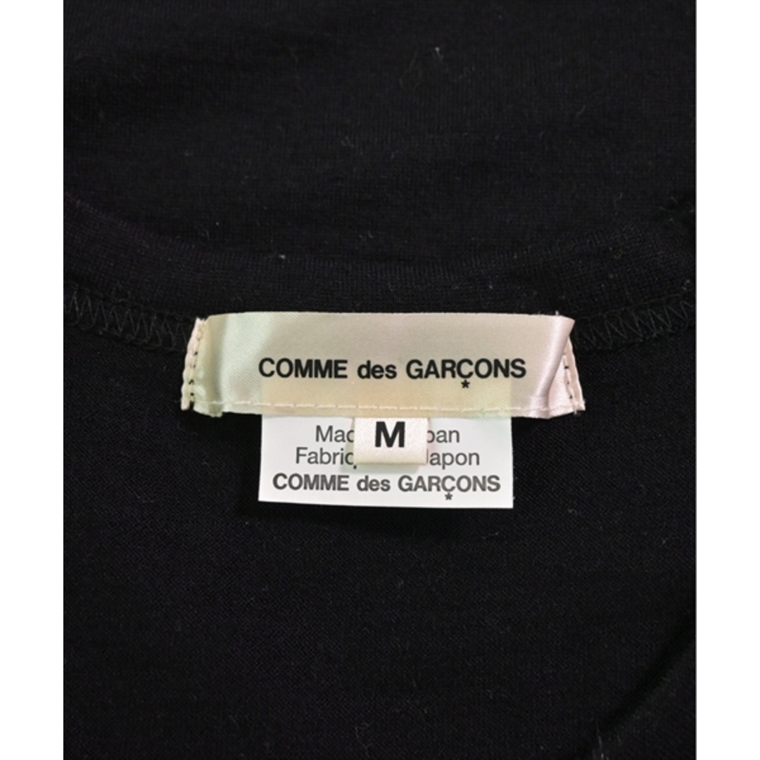 COMME des GARCONS(コムデギャルソン)のCOMME des GARCONS Tシャツ・カットソー M 黒 【古着】【中古】 レディースのトップス(カットソー(半袖/袖なし))の商品写真