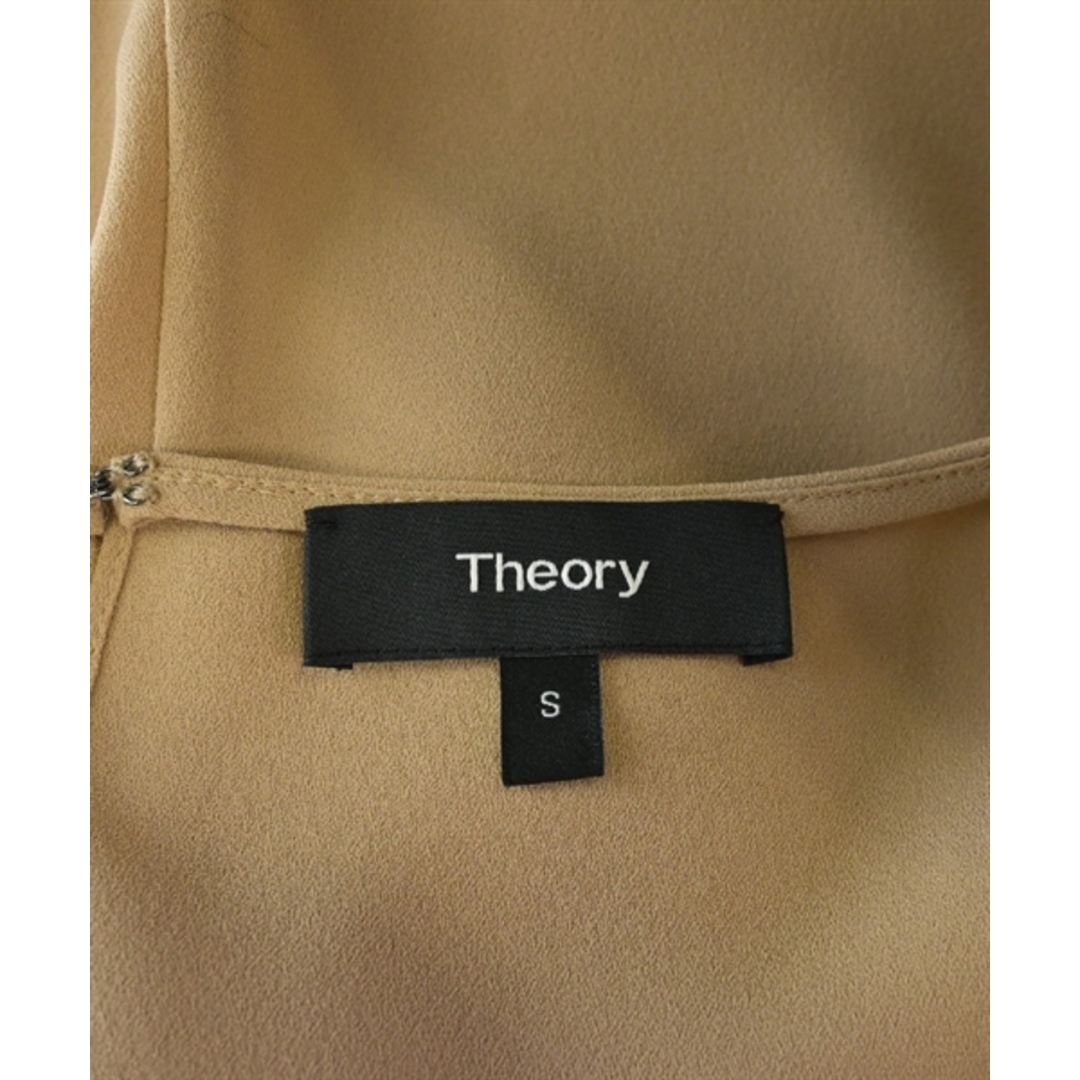 theory(セオリー)のTheory セオリー ブラウス S ベージュ 【古着】【中古】 レディースのトップス(シャツ/ブラウス(長袖/七分))の商品写真