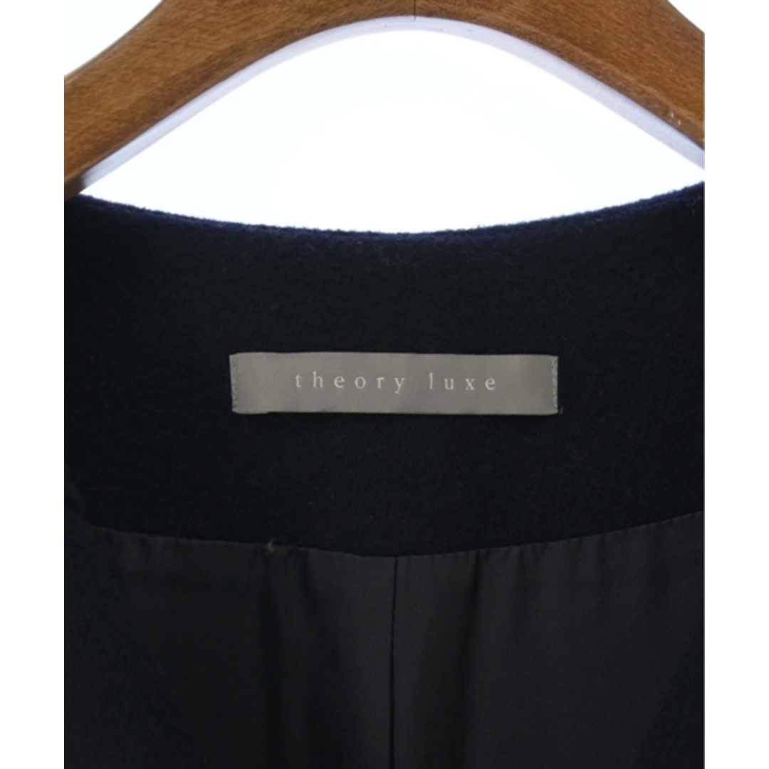 Theory luxe(セオリーリュクス)のtheory luxe セオリーリュクス コート 38(M位) 紺 【古着】【中古】 レディースのジャケット/アウター(その他)の商品写真