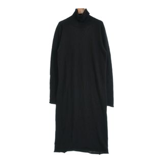 ヨウジヤマモト(Yohji Yamamoto)のYOHJI YAMAMOTO ヨウジヤマモト ワンピース S 黒 【古着】【中古】(ひざ丈ワンピース)