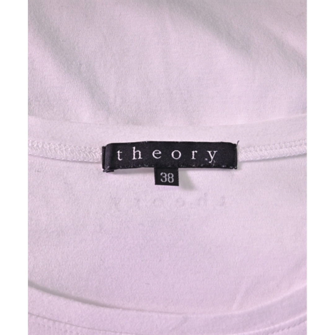 theory(セオリー)のTheory セオリー Tシャツ・カットソー 38(S位) 白 【古着】【中古】 メンズのトップス(Tシャツ/カットソー(半袖/袖なし))の商品写真