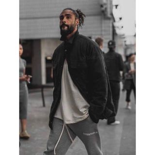 ESSENTIALS スウェットパンツ グレー S Jerry Lorenzo