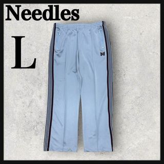 Needles - 9422【即完売モデル】ニードルス☆ワンポイント刺繍ロゴストライプパンツ入手困難