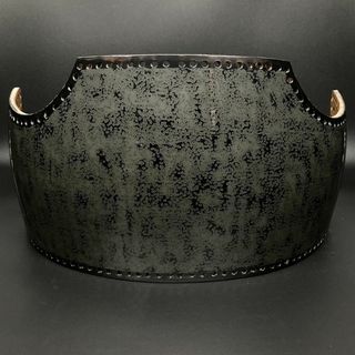 黒虫喰塗胴台 60本竹 日本製 裏拭漆塗 紐付 胴 剣道 開き44㎝ の 黒虫喰塗胴台 60本竹 日本製 裏拭漆塗 紐付 胴 剣道 開き44㎝ の