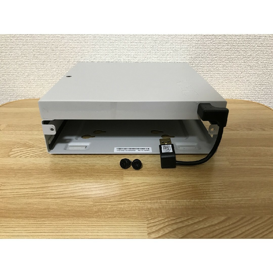 NEC(エヌイーシー)のVESAマウントユニット（DVDドライブ付）◆NEC小型PC用◆中古 スマホ/家電/カメラのPC/タブレット(デスクトップ型PC)の商品写真