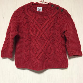 ベビーギャップ(babyGAP)のお値下げ☆babygap ケーブル編み セーター(ニット/セーター)