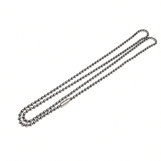 未使用 silver925 燻加工 ボールチェーン 60㎝ ネックレス シルバー(ネックレス)